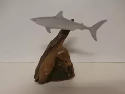 Buy John Perry Great White Shark Sculpture Driftwood Base 6  Height Bottom SIGNED • 35.09£