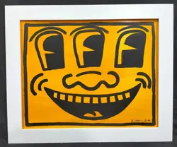 Buy Gorgeous Keith Haring Acrylic On Masonite Signed 1983 With Frame Very Nice • 194.15£