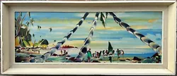 Buy George Richard Deakins (1911-1982), Impasto Oil On Board,Beach Scene, Signed • 99£