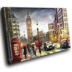 Buy SC1034 London Impressionist Painting Landscape Canvas  Art Large Picture Prints • 14.99£