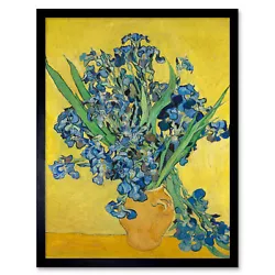 Buy Van Gogh Irises Painting Wall Art Print Framed 12x16 • 26.99£
