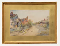 Buy Charles Henry C. Baldwyn (1859-1943) - Framed Watercolour, Moore Village • 239£