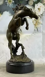 Buy Horse Statue Garden Stable Yard Sculpture Large Size Bronze Figurine Sale Deal • 232.21£