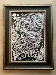 Buy Hand Drawn Artwork Black And White Artwork Zentangle • 50£