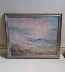 Buy Original Signed Framed Seascape Oil Painting Impressionist Art M.Wray  • 85£