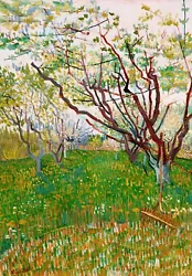 Buy Vincent Van Gogh Print The Flowering Orchard 1888 Wall Art Painting Poster  • 8.50£