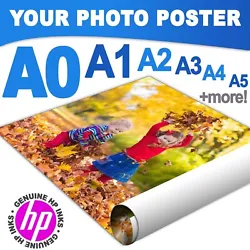 Buy Your Photo Poster Printing Personalised Picture A0 A1 A2 A3 A4 A5 A6 24x36  • 7.99£