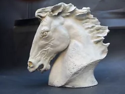 Buy AUSTIN PRODUCTIONS 1978 Horse Head  Flaming Mane  Sculpture James Killian Spratt • 186.71£