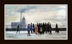 Buy 1920s Street Scene : ORIGINAL NORTHERN ART OIL PAINTING JIM GLENNIE 52cm X 28cm • 269.53£