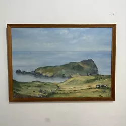 Buy Hebrides Scottish Coastal Landscape Vintage Impressionist Original Oil Painting • 50£
