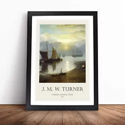Buy Sun Rising Through Vapour By Joseph-Mallord William Turner Wall Art Print Framed • 19.95£