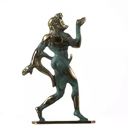 Buy Satyr Pan Faun Hand Made Solid Bronze Erotic Sculpture Figurine Penis Statue 6.7 • 51.60£