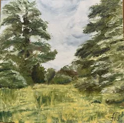 Buy In The Woods Of Kew Original Painting Oil On Canvas Board 20x20 Cm • 120£