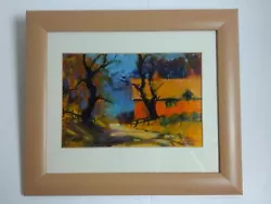 Buy Bert Mayhew Abstract Trees Autumnal Scene Small Original Painting Local Artist • 24.50£