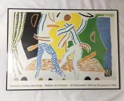 Buy David Hockney 1983 Lithograph Print Framed Exhbt Poster Two Dancers • 1,164.91£