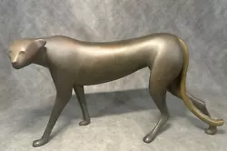 Buy Loet Vanderveen Artist Proof AP Bronze Stalking Cheetah Panther Cat Sculpture • 1,773.84£