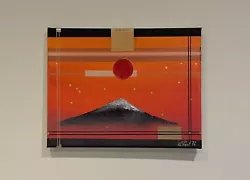 Buy Mount Fuji Abstract Oil Paintings On Canvas Hand Painted • 90£
