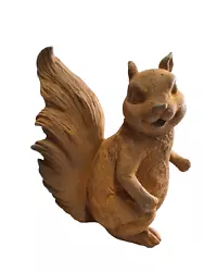 Buy Squirrel Cast-Iron, Decoration Of Jardin, Statue Cast Iron • 84.07£