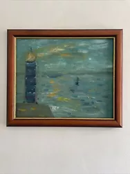 Buy Original Contemporary Modernist Cornish Oil On Board Painting • 0.99£