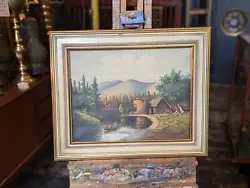 Buy 1940's Swedish Landscape Oil Painting In Frame - 56 X 46cm - E Denby • 150£