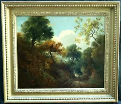 Buy JOHN MOORE Of IPSWICH 1820-1902 SHEPHERD & FLOCK WOODEDLANE Antique Oil Painting • 124£
