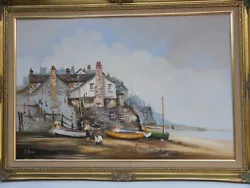 Buy Vintage Framed Original Oil Painting On Canvas Signed Les Parson • 195£