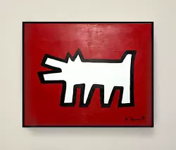 Buy KEITH HARING Signed Painting - Icons Portfolio - 1990 • 2,170.62£