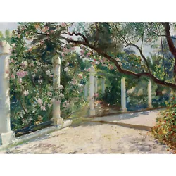 Buy Rochegrosse Almond Trees Algiers Floral Painting Large Wall Art Print 18X24 In • 15.99£