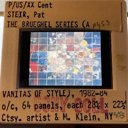 Buy Pat Steir “Brueghel Series  Modern American Art 35mm Art Slide • 9.75£