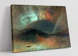 Buy Frederic Edwin Church, Aurora Borealis -canvas Wall Artwork Pic Print • 59.99£