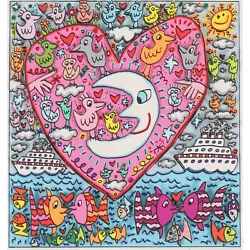 Buy James Rizzi 3d Grafik Romance Of The Sea Liebe Meer Schiffe Pop Art Vp: 2150€* • 1,506.53£