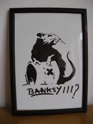 Buy Banksy Painting Signed Not A Print • 20£