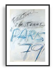 Buy Cy Twombly - Le Festival D'Automne De Paris 1979, Giclee Print, Abstract Poster • 14.91£