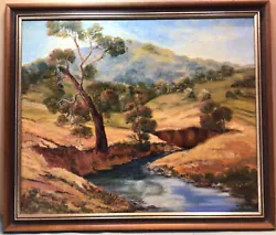 Buy Betty Gefreys River Scene Framed Oil Painting • 134.91£