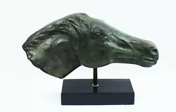 Buy Horse Head Bronze Sculpture - Ancient Greece - Museum Reproduction • 310.58£