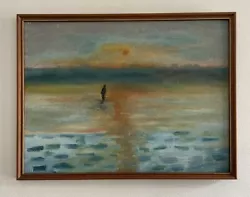 Buy Original French Modernist Impressionist Seascape Oil On Board Painting • 8£