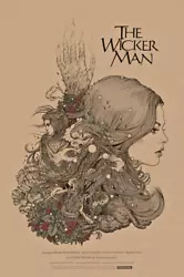 Buy Wicker Man 40th Anniversary Poster Richey Beckett Ltd Ed Signed/Numbered • 95£