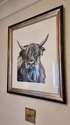 Buy Scottish Highland Cow Painting By Johnston • 40£
