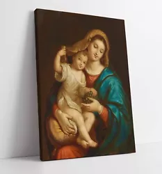 Buy Francesco Alberi, Madonna With Child -canvas Wall Artwork Picture Print • 14.99£