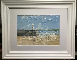 Buy Contemporary British Impressionist Oil Painting.St Ives.Signed,certified,Framed. • 22£