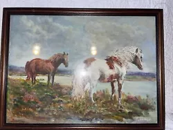 Buy Oil Painting Horses • 40£