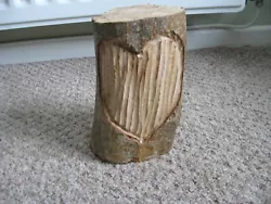 Buy Wood / Tree LOVE HEART  Carving • 16£