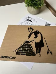 Buy Rare Art Dismaland Spray Cardboard Painting WSM Banksy + Tickets • 27.67£