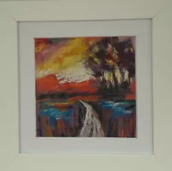 Buy Original Modern Artwork- Abstract-Pastels-Framed • 30£