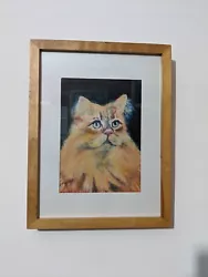 Buy Ginger Cat Framed Painting • 12.99£