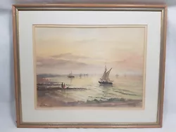 Buy Original Painting Feliks Stauvers Sailing Boats Vintage 1987 Framed Glazed Rare • 49.99£