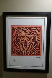 Buy Keith Haring Lithograph In 70 X 50 Cm, Limited, Stamped, Signed. • 100.32£