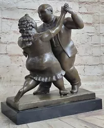 Buy Last Dance Modern Art Bronze Marble Sculpture By Botero Figurine 18 LBS DEAL • 244.36£