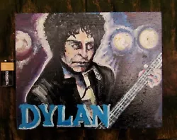 Buy Original BOB DYLAN Hand Painted STASH BOX Highway Music 8  FOLK ART Signed OOAK • 46.59£