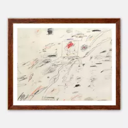 Buy Cy Twombly - Untitled #1, Giclee Print. Minimalist Abstract Poster, Wall Decor • 14.91£
